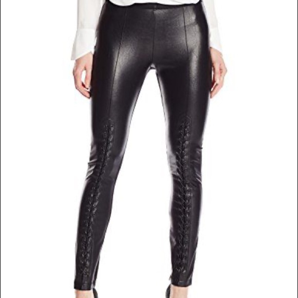 Faux leather leggings!